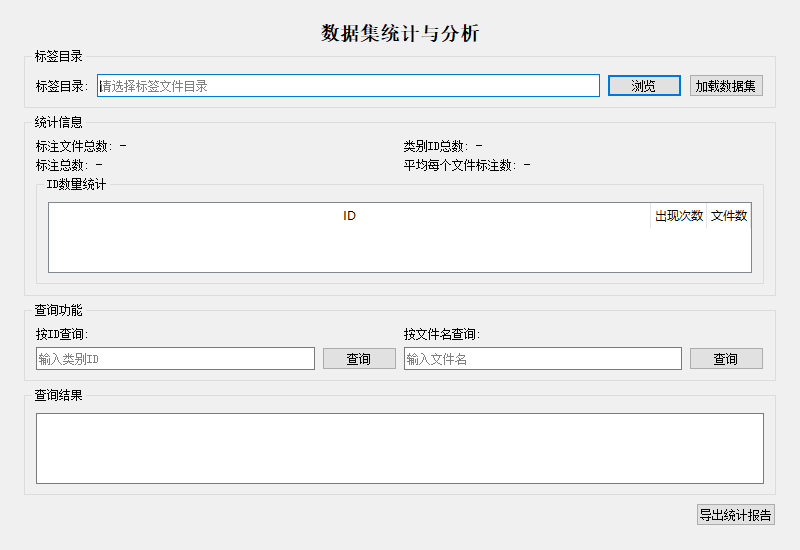 数据集统计
